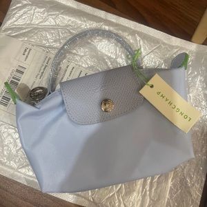 Longchamp mini blue bag tote